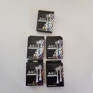 LOT 5 ARC Replacement Toothbrush Heads Oral Care Electric Sonic Brush WHITE NEW